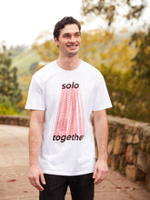 Load image into Gallery viewer, #solotogether White T-Shirt
