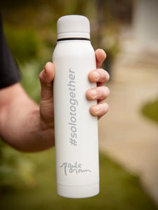 #solotogether Water Bottle White